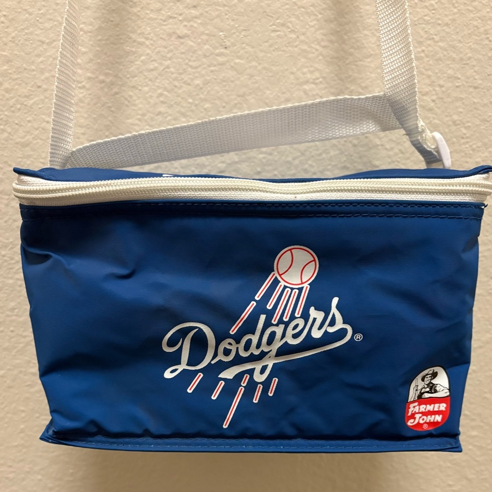 Vintage Los Angeles Dodgers Farmer John Cooler Bag